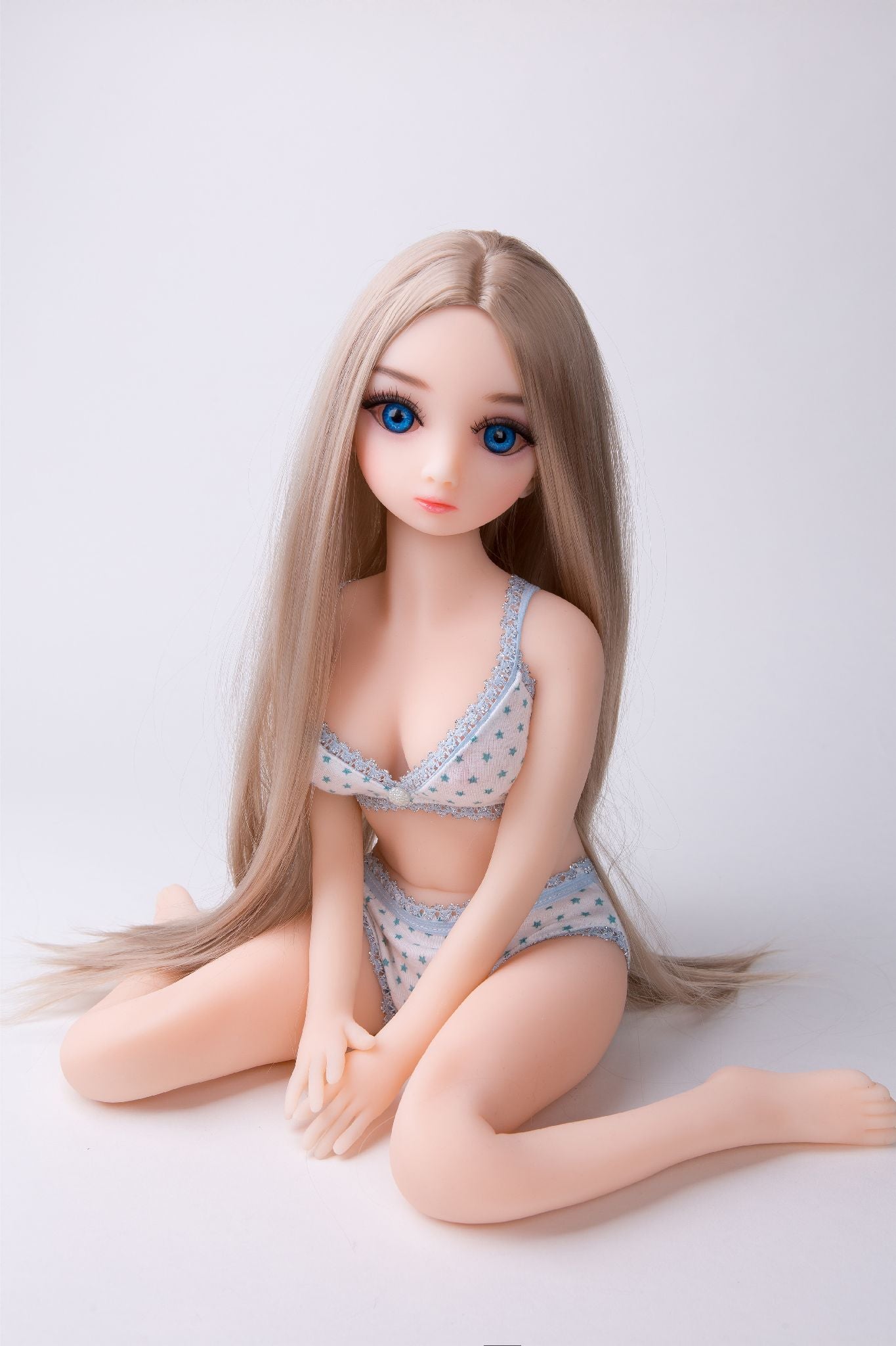 US IN STOCK 63cm nature skin with blue eyes sex doll