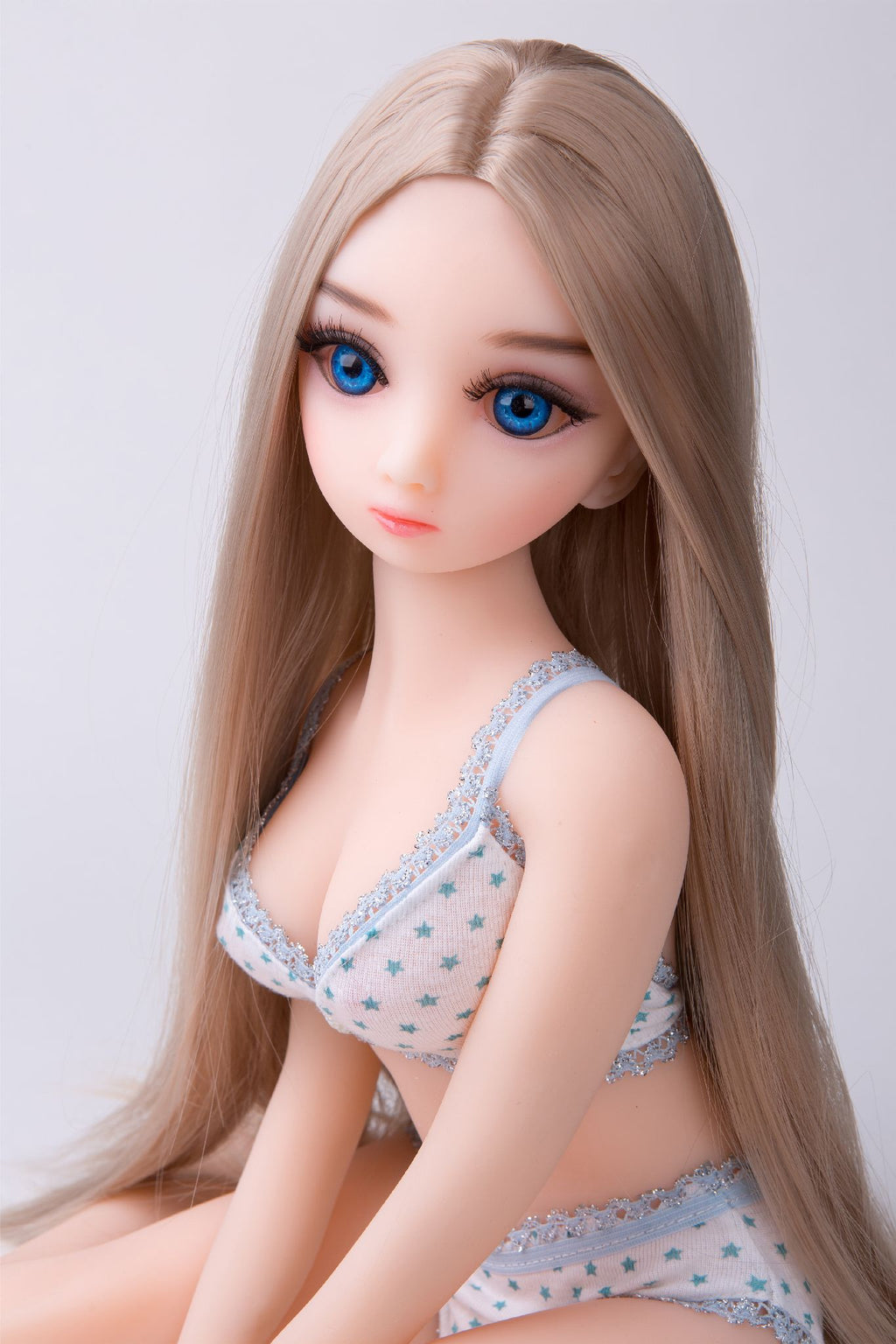 US IN STOCK 63cm nature skin with blue eyes sex doll