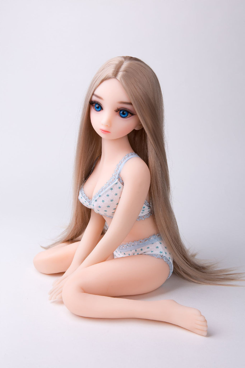 US IN STOCK 63cm nature skin with blue eyes sex doll