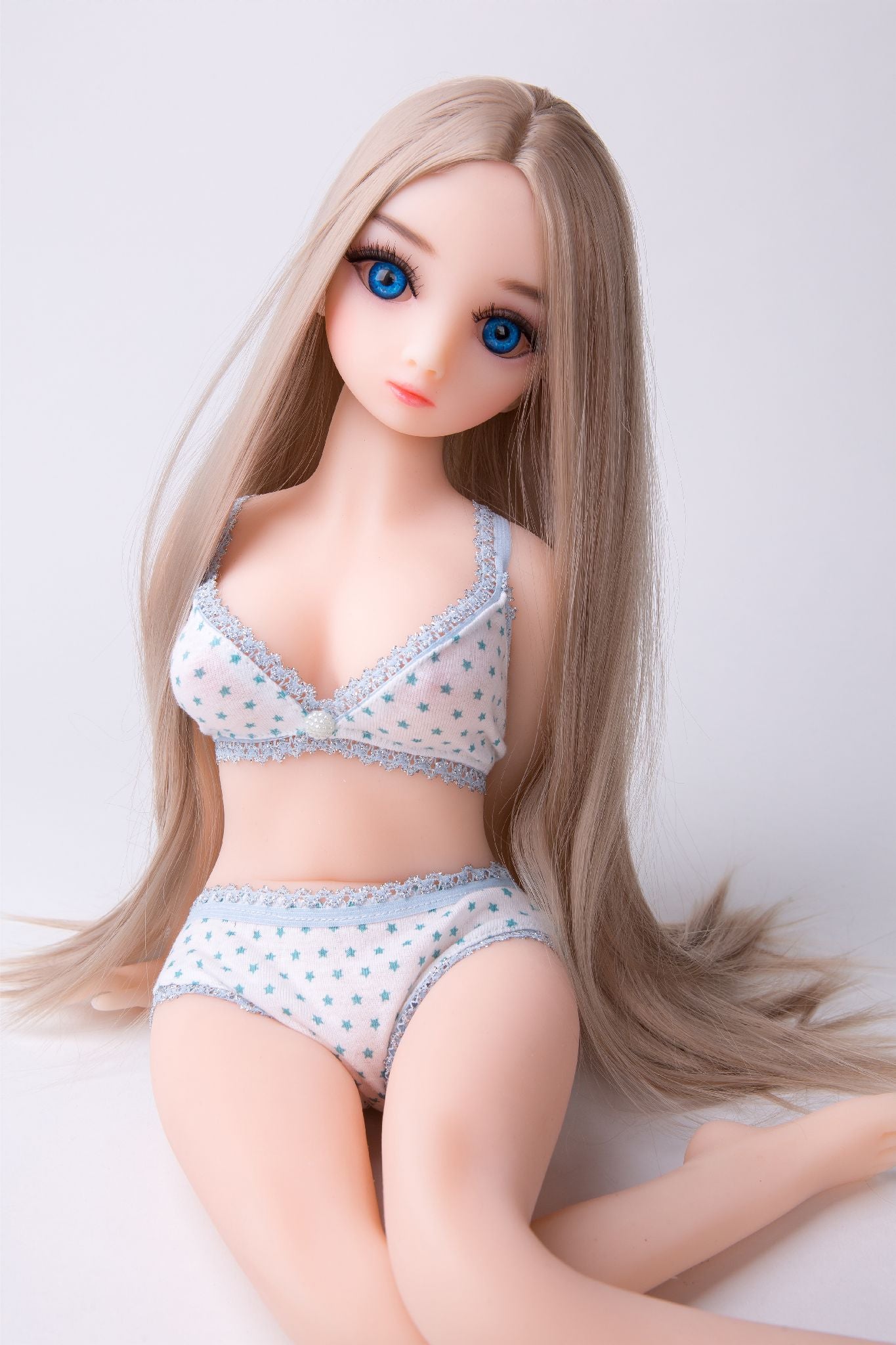 US IN STOCK 63cm nature skin with blue eyes sex doll